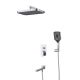 Душевой комплект встраиваемый с изливом BelBagno DUE-VDSET-CRM
