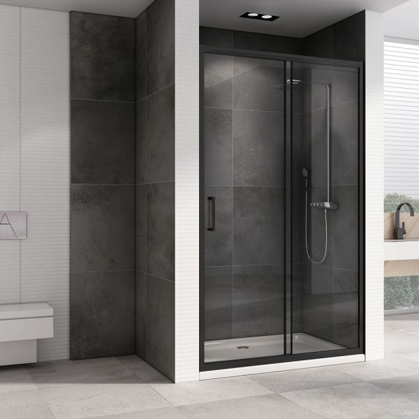 Душевая дверь ABBER Schwarzer Diamant 110см чёрный AG30110B