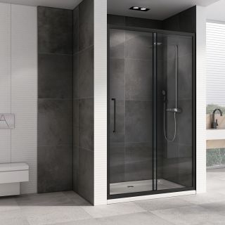 Душевая дверь ABBER Schwarzer Diamant 110см AG30110BH