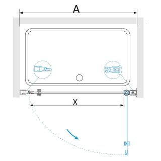 Душевая дверь RGW Dolphin TN-03B 800