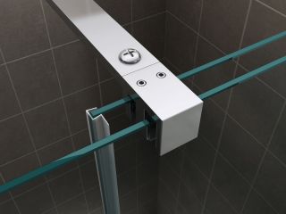 Душевая перегородка ABBER Komfort AG09120 120см хром раздвижная