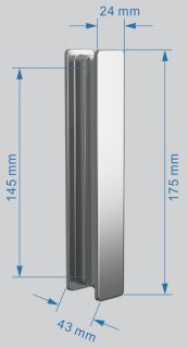 Душевая перегородка ABBER Komfort AG09120 120см хром раздвижная