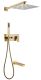 Душевая система ABBER Daheim матовое золото AF8217G