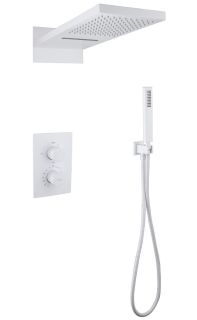 Душевая система ABBER Weiss Insel AF8052W с термостатом белый