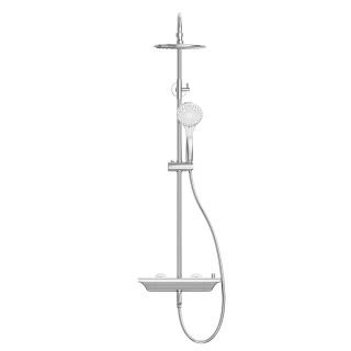 Душевая стойка Kohr Thermostatic 1WN810300CP-0000A с термостатом хром