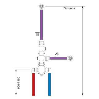 Душевой комплект Timo Saona SX-2399/00SM с термостатом хром