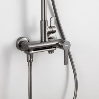 Душевая стойка Frap F2488-9 Оружейная сталь