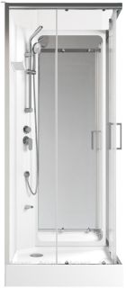 Душевая кабина Aquanet Passion S 3.0 348330 90x90 см профиль хром стекло прозрачное