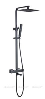 Душевая система Allen Brau Infinity 5.21029-31 Черная матовая