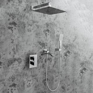 Душевой комплект с термостатом Gappo G7107-40 хром