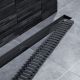 Душевой лоток Timo Drain System DS230106/03 60см с вставкой lines чёрный