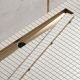 Душевой лоток Timo Drain System DS230208/17 80см с двусторонней панелью plate под плитку золото матовое
