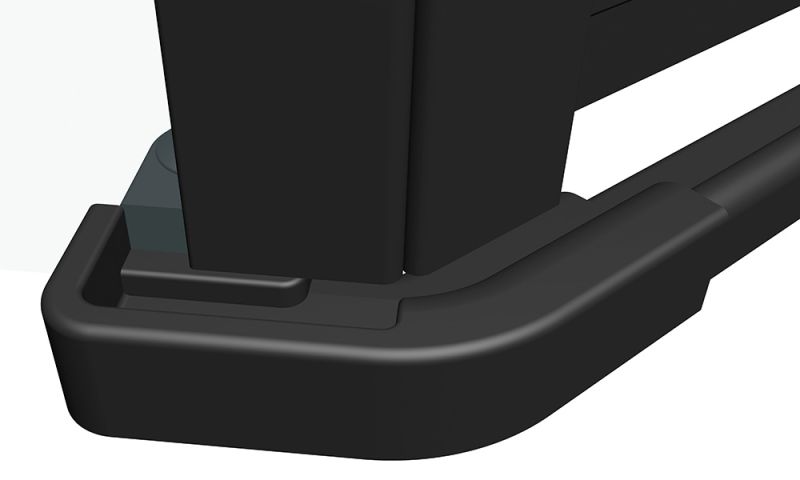 Душевой уголок ABBER Ewiges Wasser 90x90см чёрный AG05090B