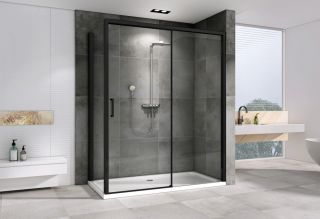 Душевой уголок ABBER Komfort AG93160B-S102B 160x100см чёрный