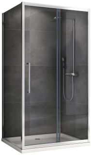 Душевой уголок ABBER Schwarzer Diamant AG30100H-S90 100x90см хром