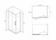 Душевой уголок ABBER Schwarzer Diamant 120x80см чёрный AG30120BH-S80B
