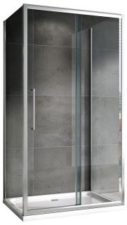 Душевой уголок ABBER Schwarzer Diamant AG30120H-S70-S70 120x70см хром