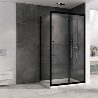 Душевой уголок ABBER Schwarzer Diamant 130x100см AG30130BH-S100B