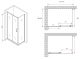 Душевой уголок ABBER Schwarzer Diamant AG30140B5-S60B5 140x60см чёрный