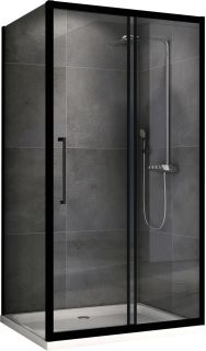 Душевой уголок ABBER Schwarzer Diamant 150x70см AG30150BH-S70B-S70B