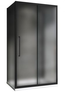 Душевой уголок ABBER Schwarzer Diamant AG30150BMH-S80BM-S80BM 150x80см чёрный