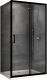 Душевой уголок ABBER Schwarzer Diamant AG30180B-S75B 180x75см чёрный
