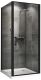 Душевой уголок ABBER Sonnenstrand 80x80см чёрный AG04080B-S80B