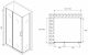 Душевой уголок ABBER Sonnenstrand AG04110MS-S90M 110x90см хром