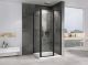 Душевой уголок ABBER Sonnenstrand 120x70см чёрный AG04120BS-S70B