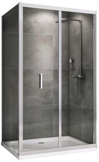 Душевой уголок ABBER Sonnenstrand AG07090-S75 90x75см хром