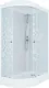Душевая кабина Triton Коралл Щ0000043487 левая 120x80 см профиль белый стекло мозаика