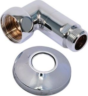 Угловое соединение Luxon 741SCH1005БМ 1"х3/4" г/ш (МУАР БЕЛЫЙ)