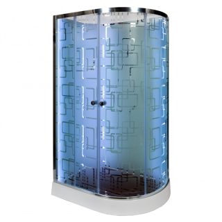 Душевая кабина Deto ЕМ1511 L N LED 110х80х208 см