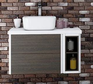 Столешница Акватон Брук 80см (60+20) 1A204205BC010