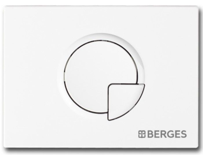 Инсталляция для унитаза Berges Novum R1 с кнопкой белый 040221