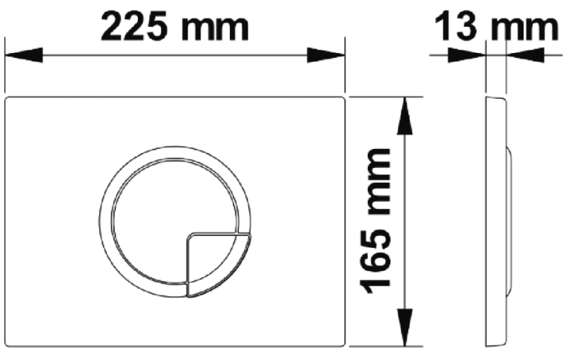 Инсталляция для унитаза Berges Novum R1 с кнопкой белый 040221