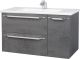Тумба под раковину Bellezza Луиджи 100см серый 00000007048