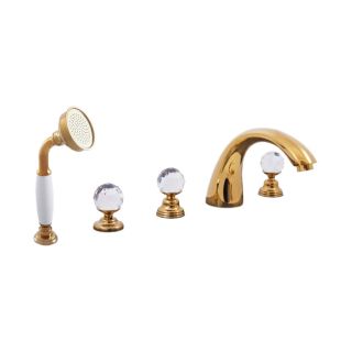 Смеситель на борт ванны Rav Slezak Brilliance BRILLIANCE169.5PZ бронза