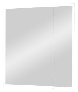 Зеркало-шкаф с подсветкой Continent Reflex МВК026 70см белый