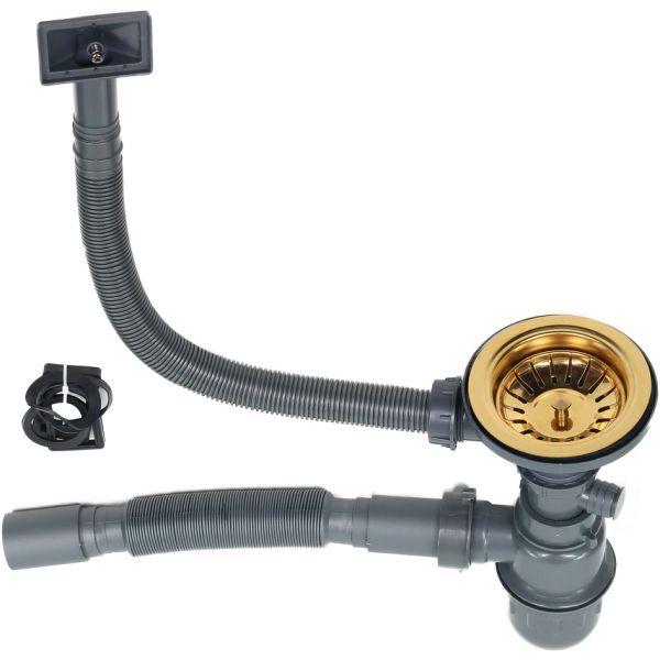 Мойка D7851HG-L Melana ProfLine 3,0/220 левая золото