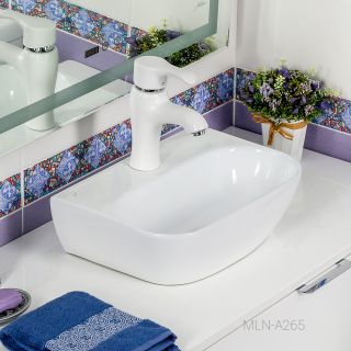 Накладная раковина Melana A265-803 42см белый