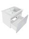 Тумба Runo Модена 75 напольная 2 ящика белая под умывальник Оскар 75 (00-00001453)