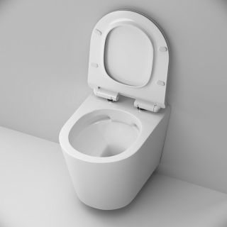 Унитаз подвесной  AM.PM Sunny C85C1701SC безободковый с сиденьем микролифт белый