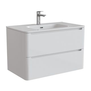 Тумба с раковиной IDDIS Edifice подвесная 80см белый EDI80W0i95K