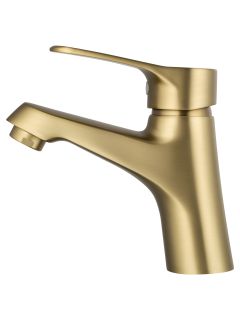 Смеситель для раковины Wonzon & Woghand WW-A40212-BG брашированное золото