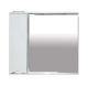 Зеркальный шкаф с подсветкой Misty Элвис 85см левый белый