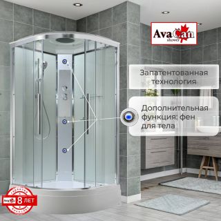 Душевая кабина EM3080T стандартная прозрачная