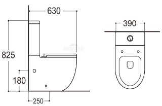 Чаша напольного унитаза Avimano Emotion 1011030 белый