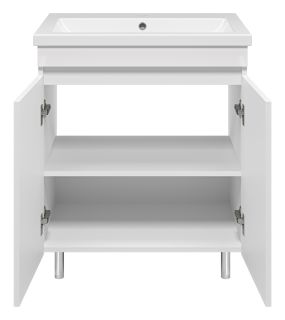 Напольная тумба под раковину Misty Енисей 70см белый