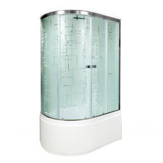 Душевая кабина Deto ЕМ4512 R с гм. и эл. 120х80х220 см